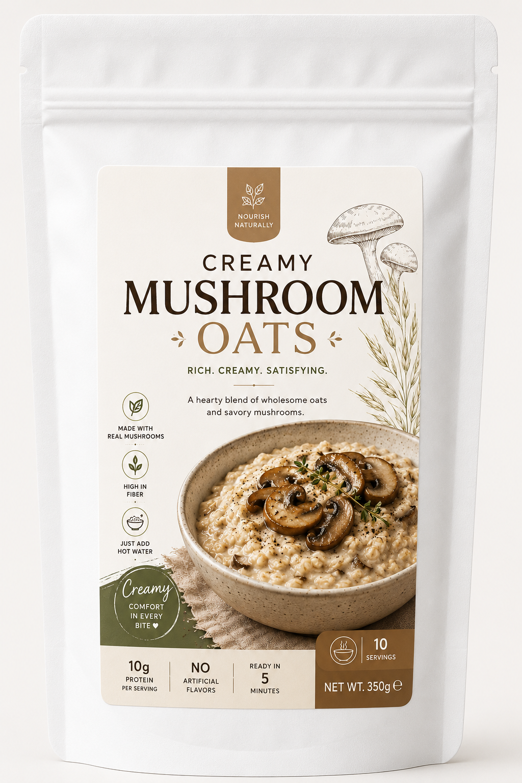 Signature Creamy Black Pepper Oats